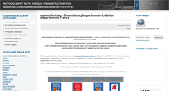 Desktop Screenshot of departement-plaque.fr