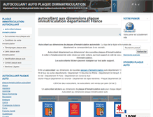 Tablet Screenshot of departement-plaque.fr
